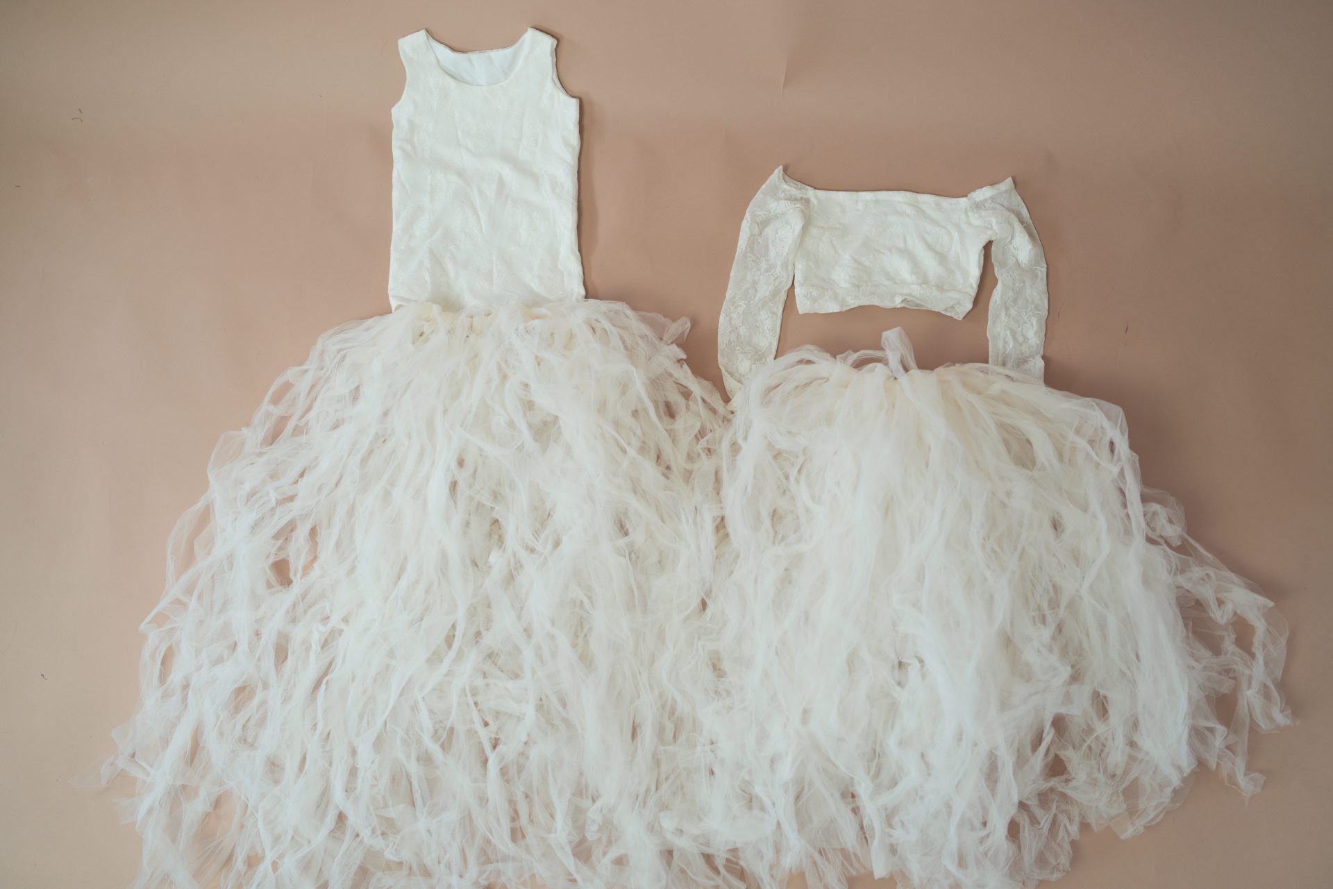 Tüllkleid weiß