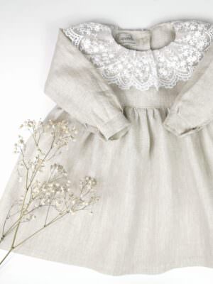 Leinenkleid sand