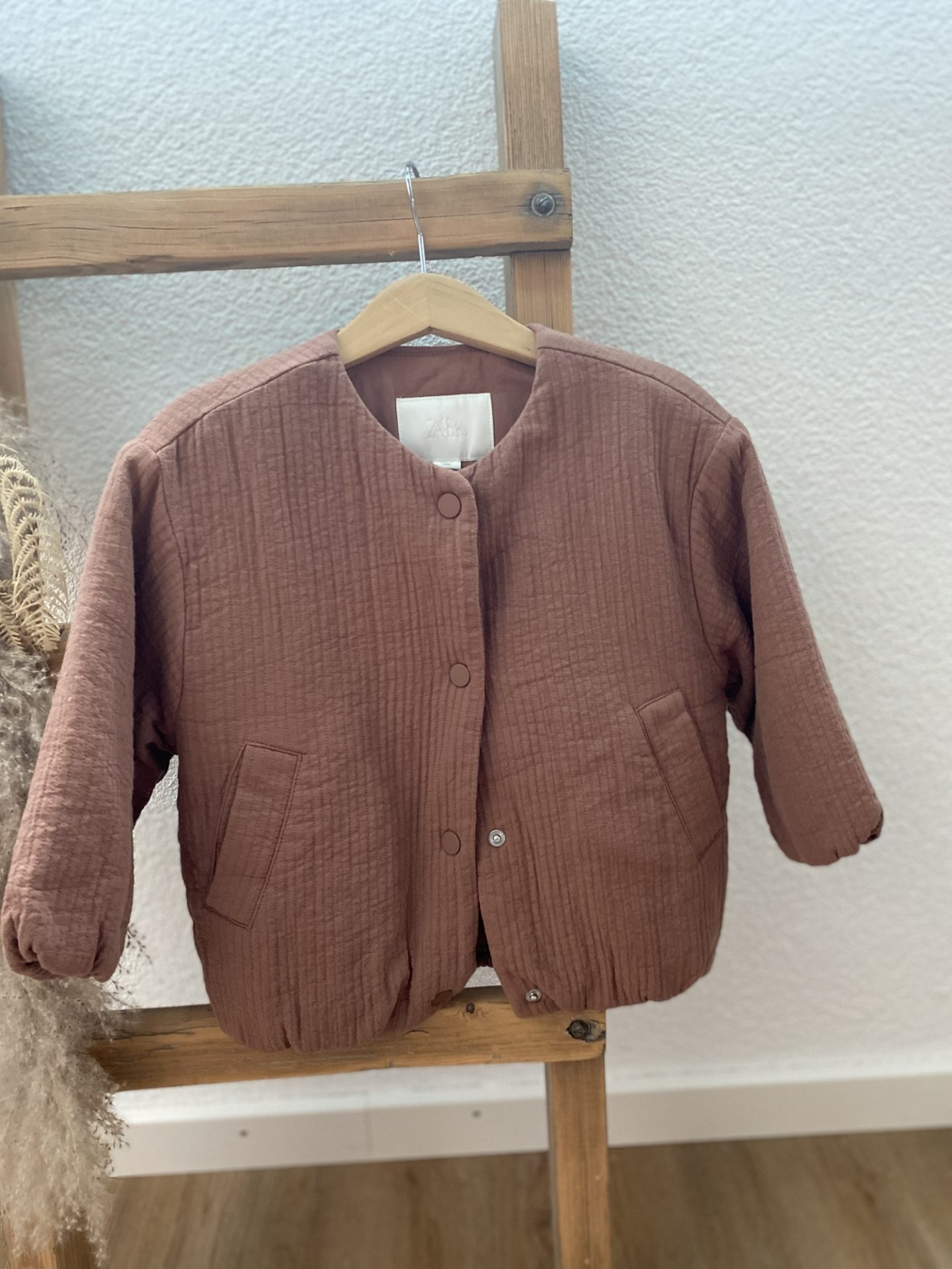 Musselinjacke braun