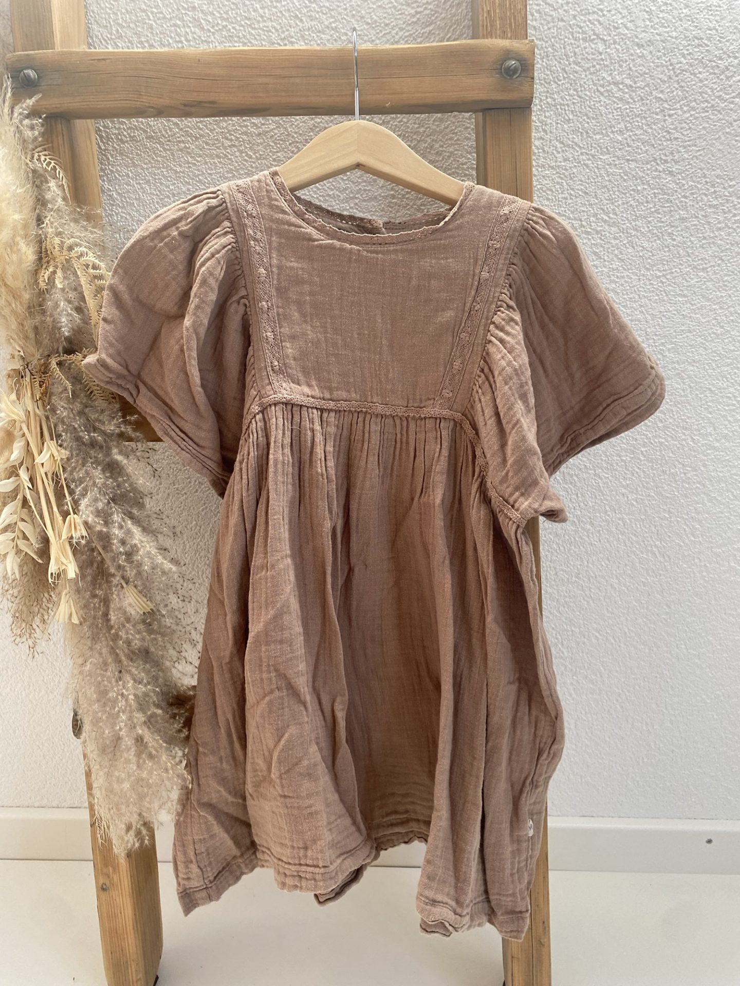 Leinenkleid braun