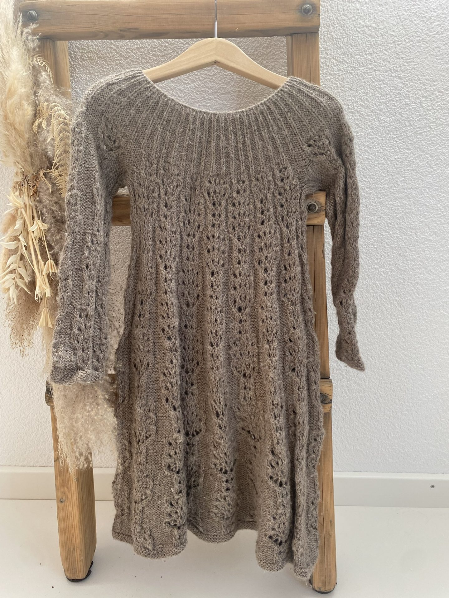 Strickkleid sand