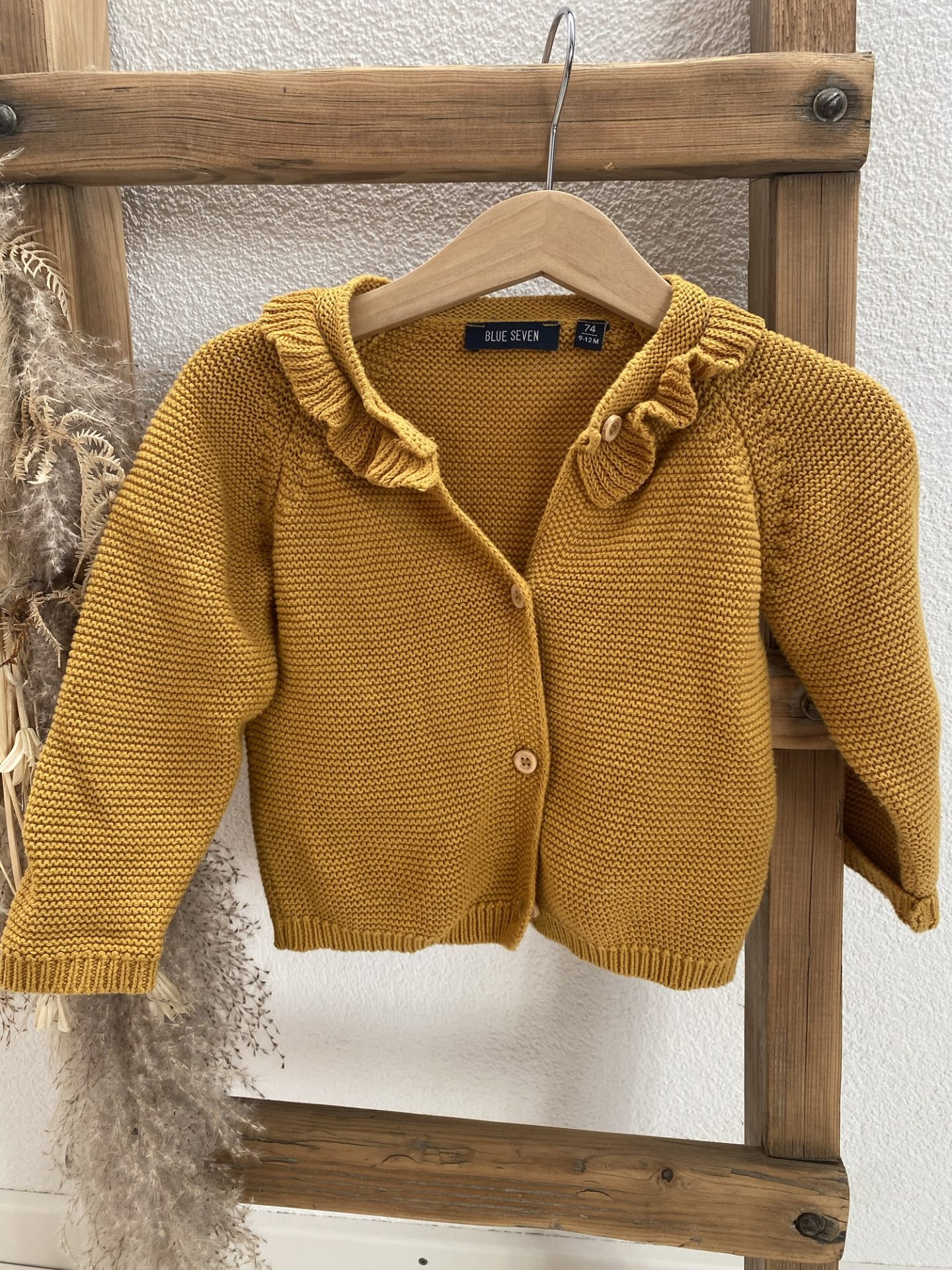 Strickjacke senf