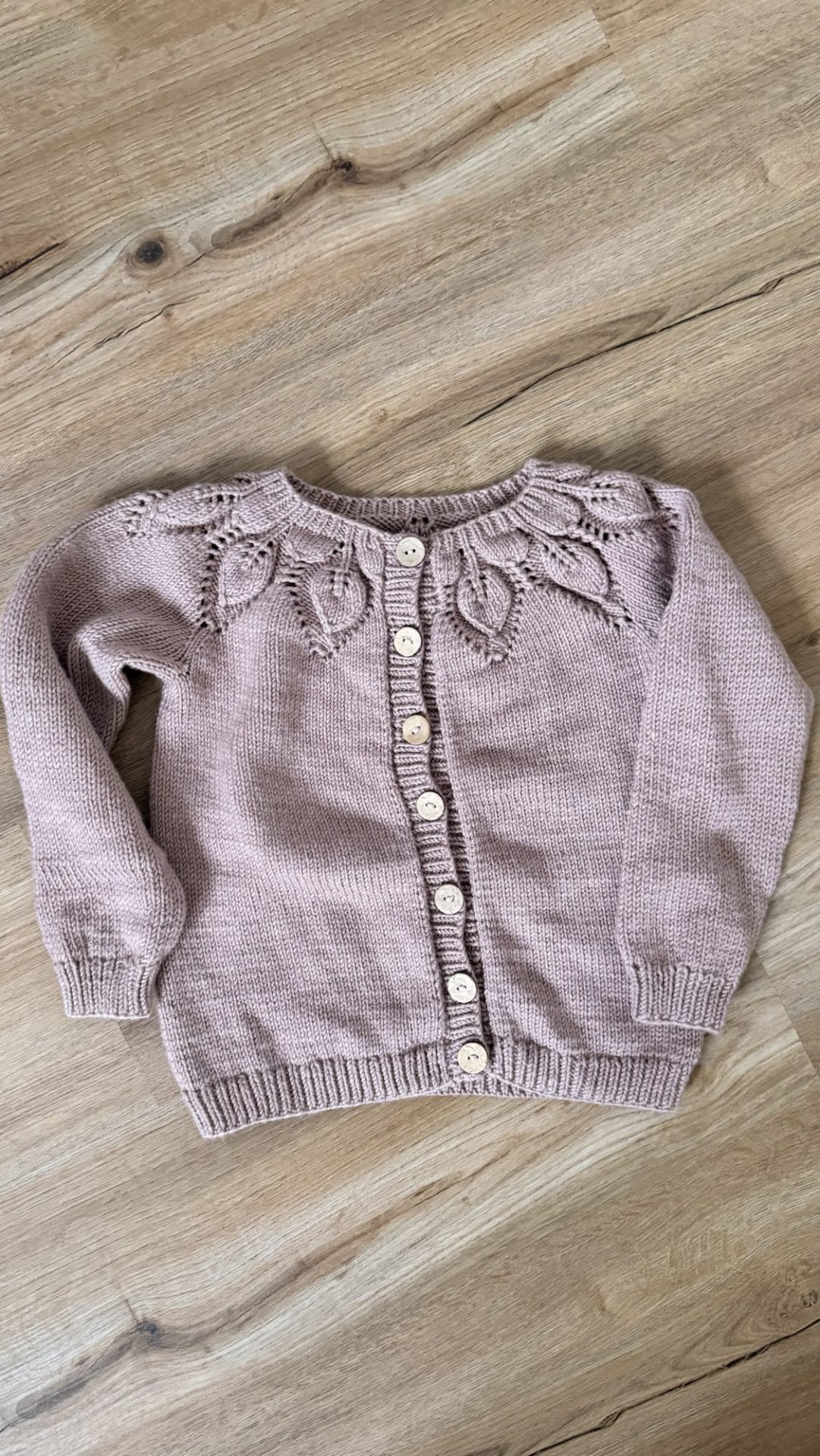 Strickweste rosa