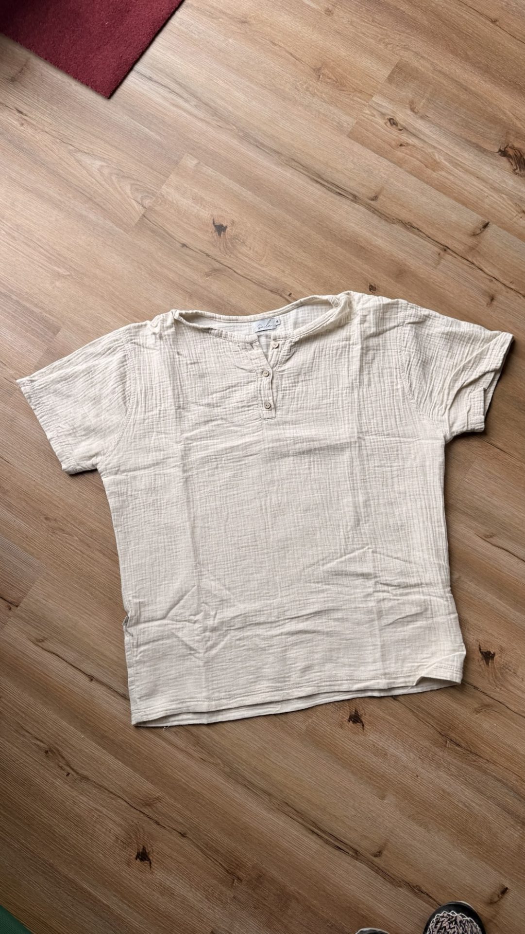Musselin Shirt creme